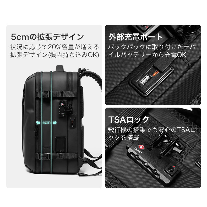 AiRLess 真空圧縮機能内蔵バックパック | bp0002