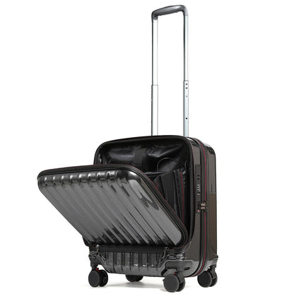 Proevo フロントオープン スーツケース スクエア S-MAXサイズ 40L 機内持ち込み Proevo