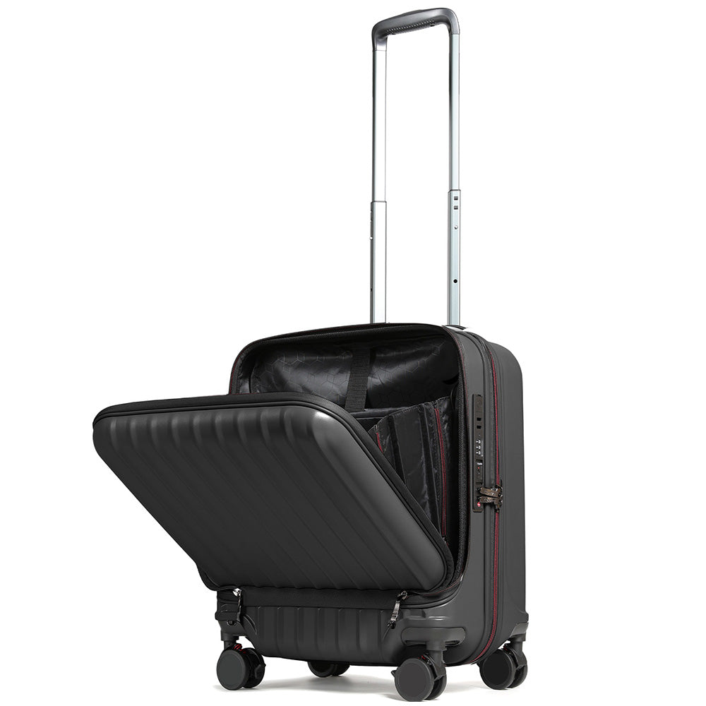 Proevo フロントオープン スーツケース スクエア S-MAXサイズ 40L 機内持ち込み Proevo