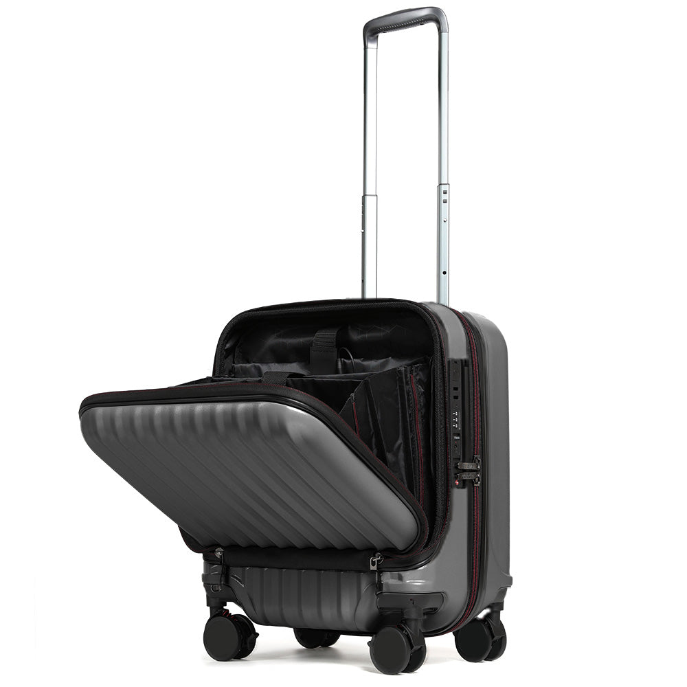 Proevo フロントオープン スーツケース スクエア S-MAXサイズ 40L 機内持ち込み Proevo