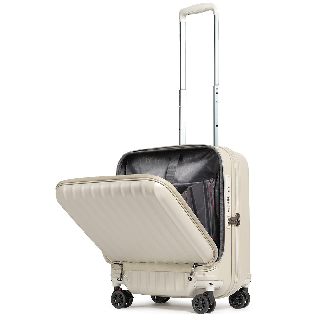 Proevo フロントオープン スーツケース スクエア S-MAXサイズ 40L 機内持ち込み Proevo