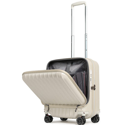 Proevo フロントオープン スーツケース スクエア S-MAXサイズ 40L 機内持ち込み Proevo