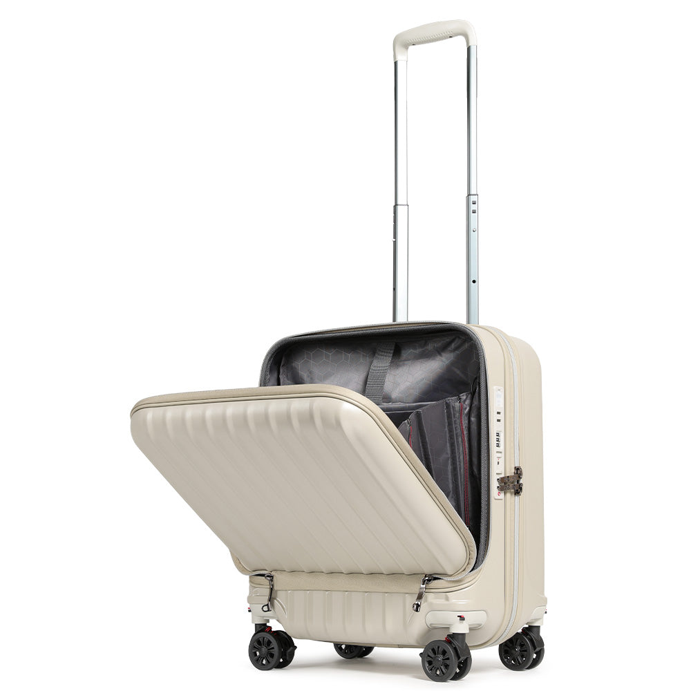 Proevo プロエボ スーツケース フロントオープン Sサイズ 37L 機内持ち込み スクエア Proevo