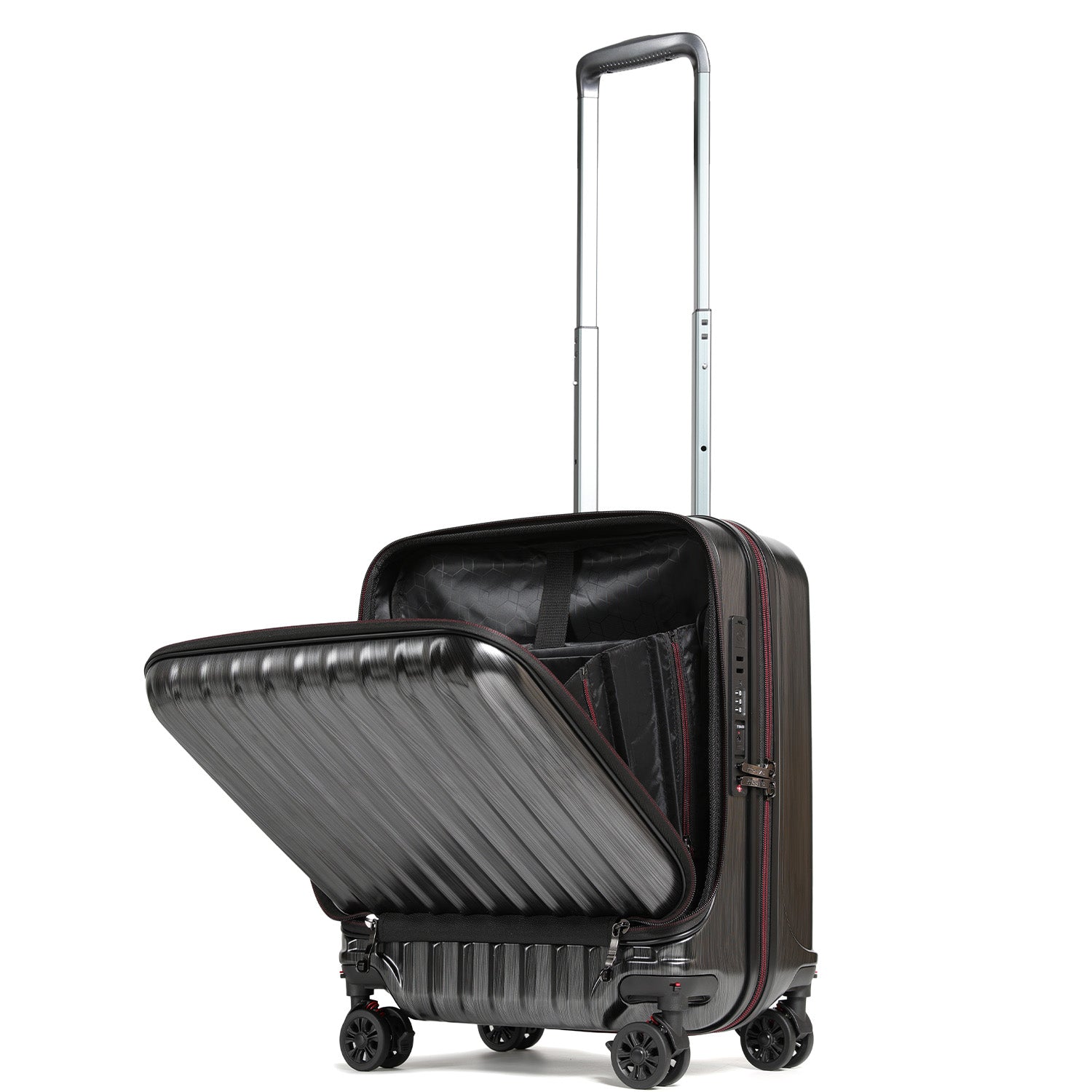 Proevo プロエボ スーツケース フロントオープン Sサイズ 37L 機内持ち込み スクエア Proevo