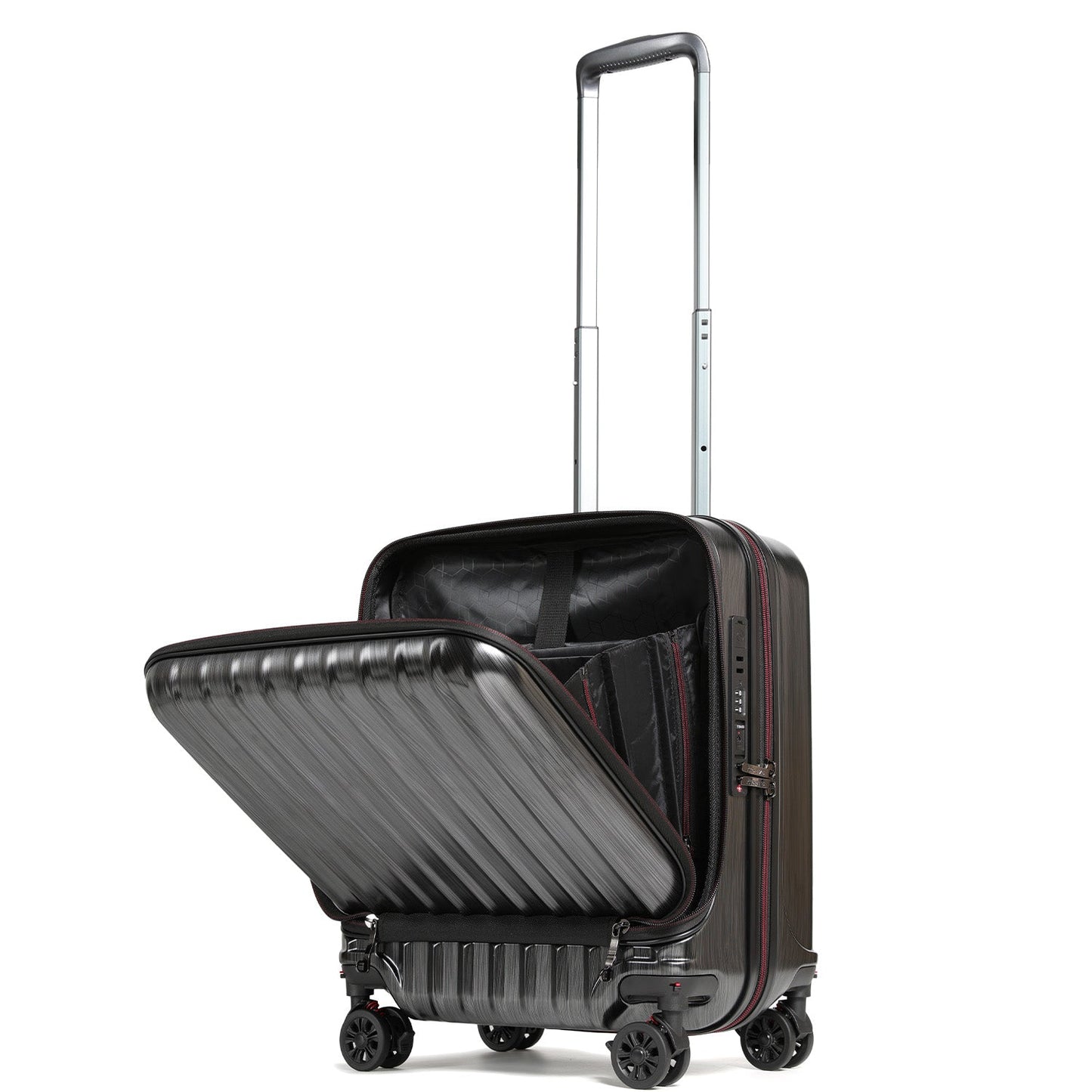 Proevo プロエボ スーツケース フロントオープン Sサイズ 37L 機内持ち込み スクエア Proevo