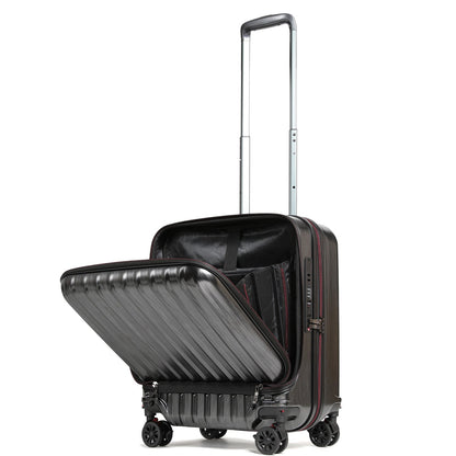 Proevo プロエボ スーツケース フロントオープン Sサイズ 37L 機内持ち込み スクエア Proevo