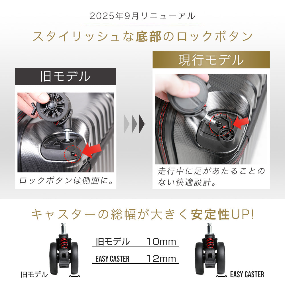 公式】プロエボ フロントオープン スーツケース S-MAXサイズ 40L 機内