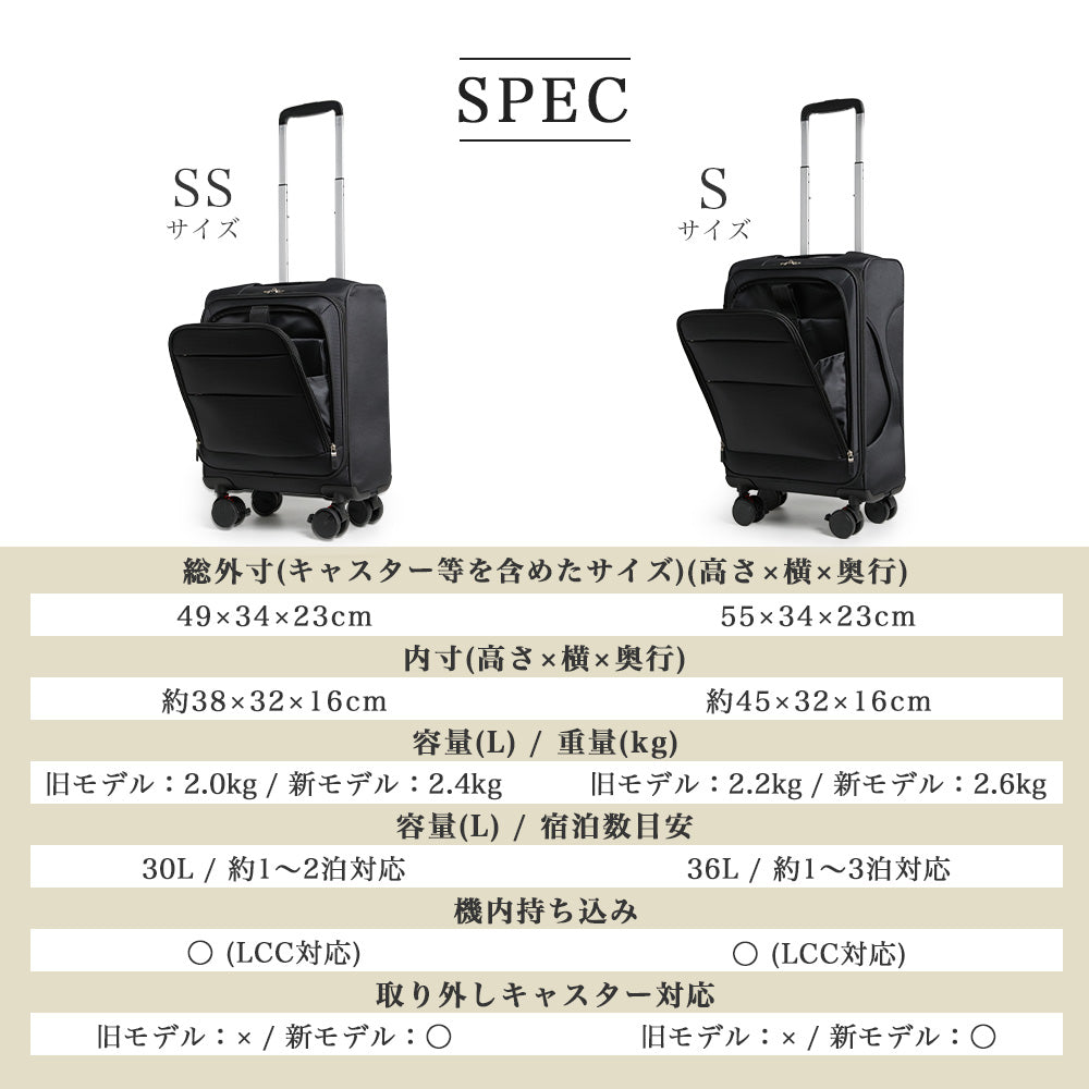 Proevo Airlo Sサイズ(1～3泊対応) | 20040E