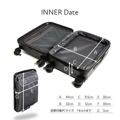 【早期予約特典あり！】フロントオープンキャリー Sサイズ(1～3泊対応) | 10020E