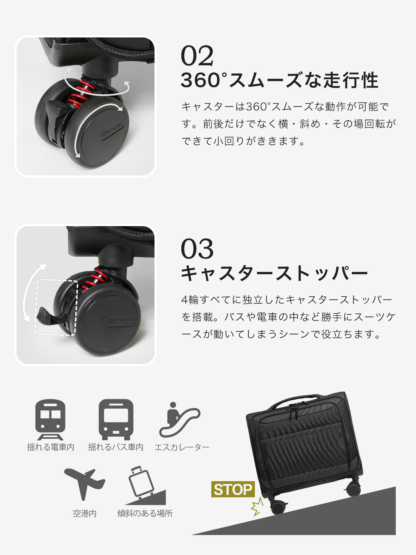 Proevo Airlo Sサイズ(1～3泊対応) | 20050E