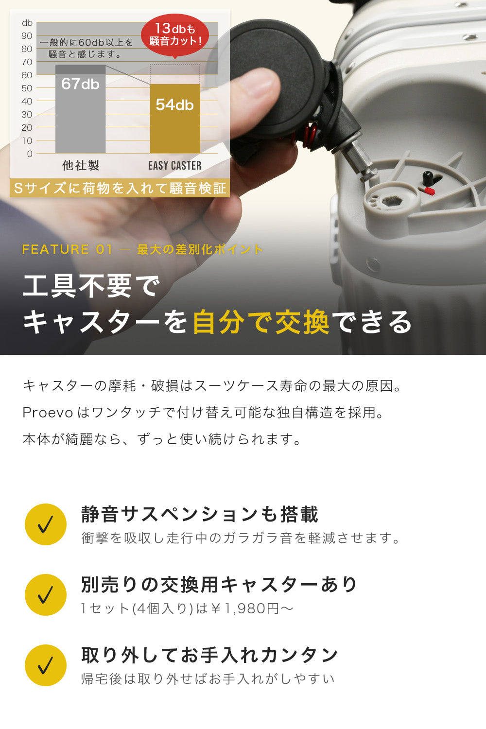 Proevo FRAMO Sサイズ(1～3泊対応) | 12001G【2026年モデル】