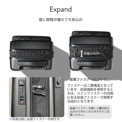 【早期予約特典あり！】フロントオープンキャリー Sサイズ(1～3泊対応) | 10020E