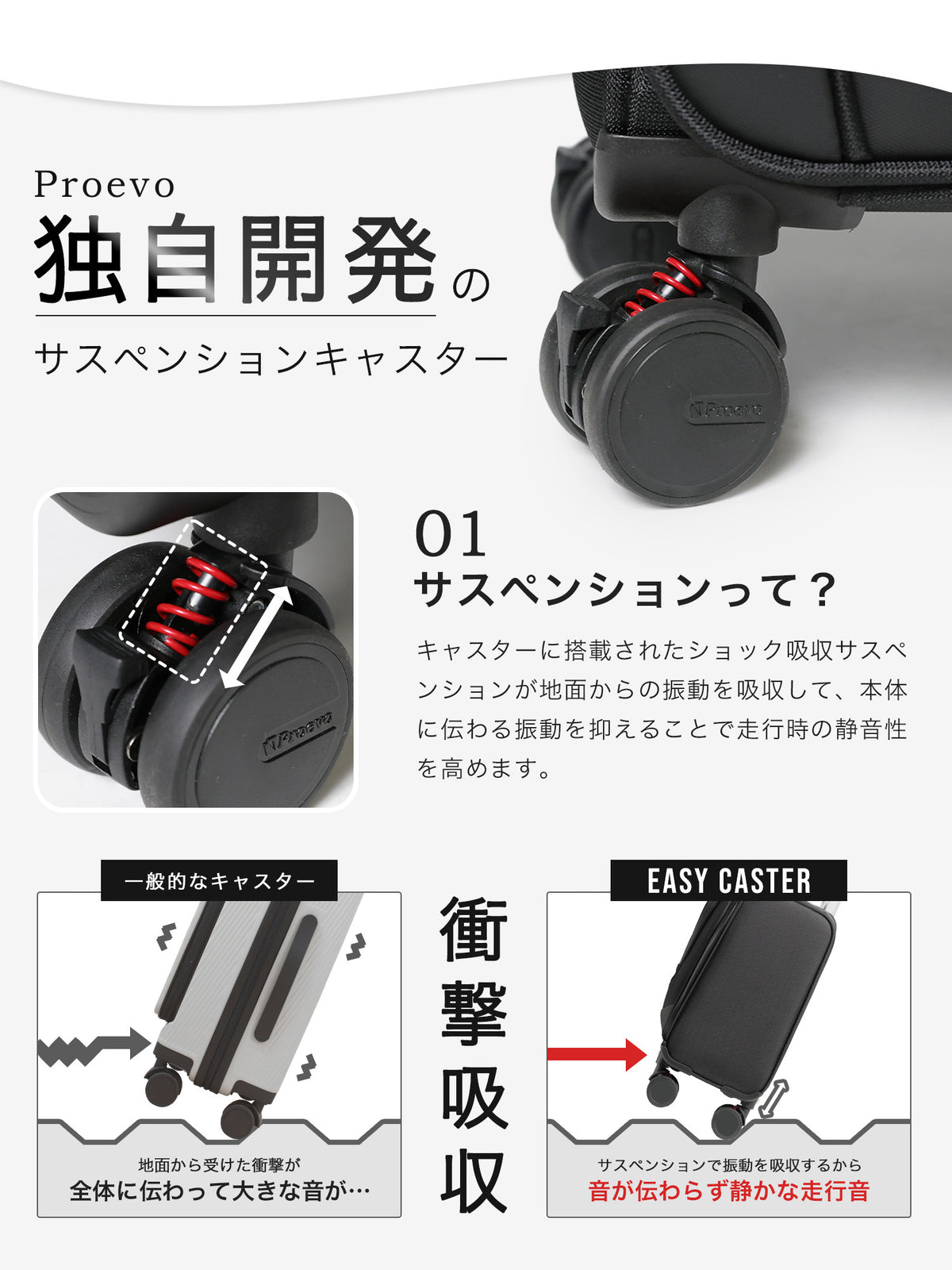 Proevo Airlo Sサイズ(1～3泊対応) | 20050E