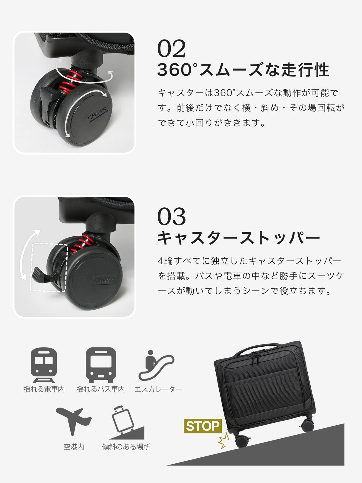 Proevo Airlo Sサイズ(1～3泊対応) | 20050E