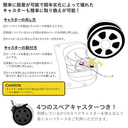 【outlets】アルミニウムキャリー Lサイズ(5～7泊対応) | 30003 Proevo