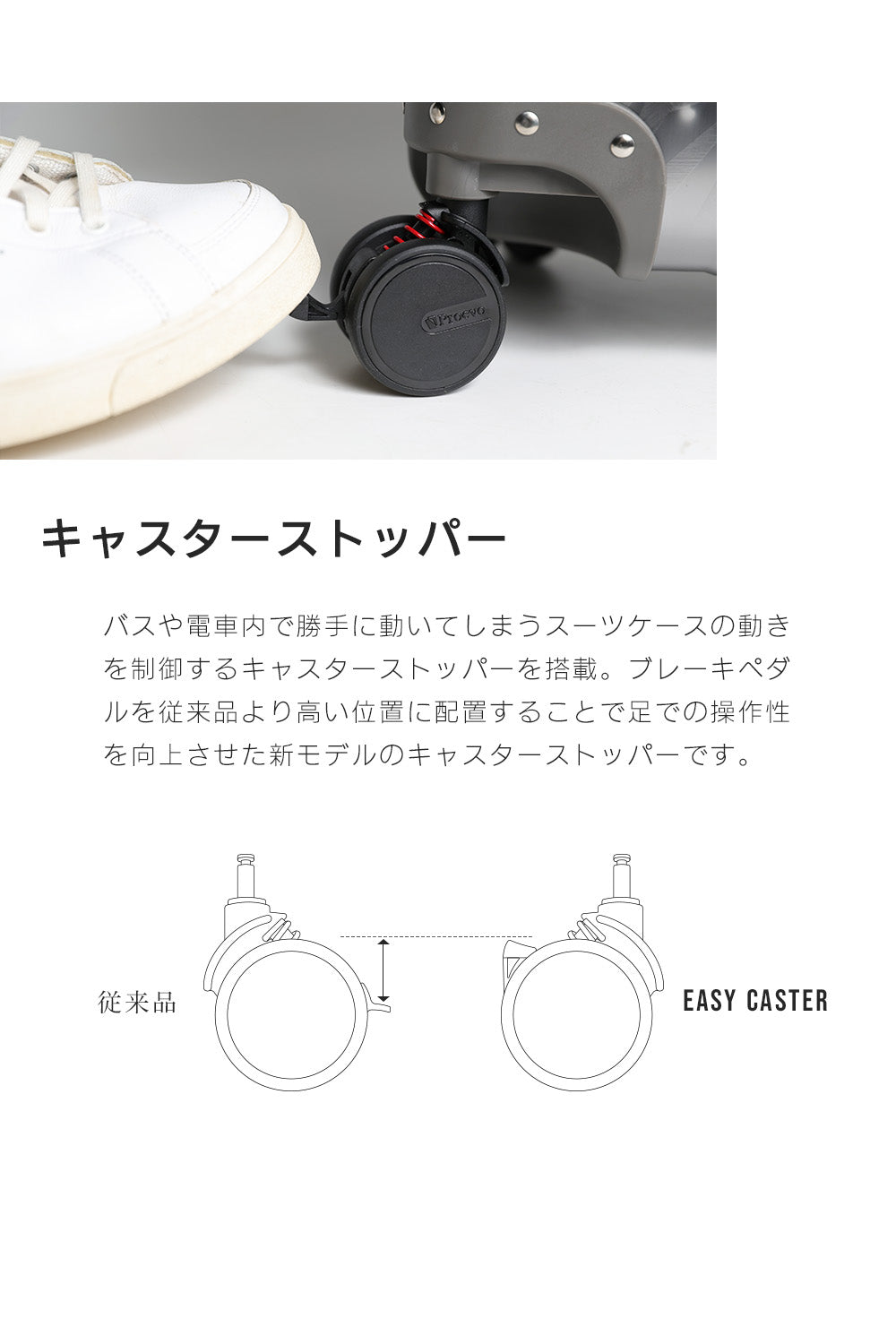 Proevo EASY CASTER (交換用キャスター) | ec001/ec002/ec003/ec004