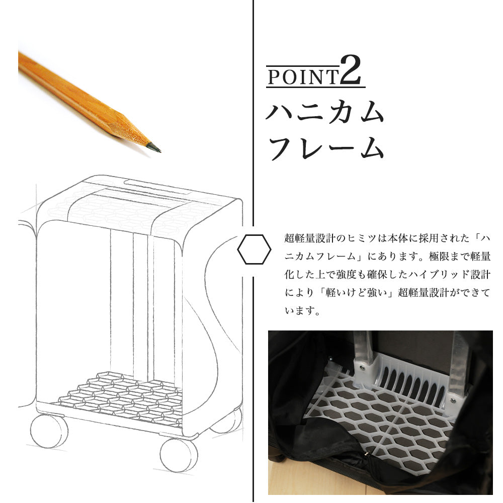 【公式ショップ限定早期予約特典あり！】超軽量 ソフトキャリー SSサイズ(1～2泊対応) | 20039E