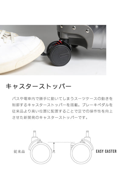 【六角軸】Proevo EASY CASTER (交換用キャスター) | ec002/ec003