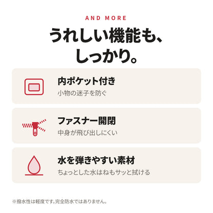 畳める旅行サブバッグ ポーチ付き 前ポケット付き ファスナー開閉 | BAG-6