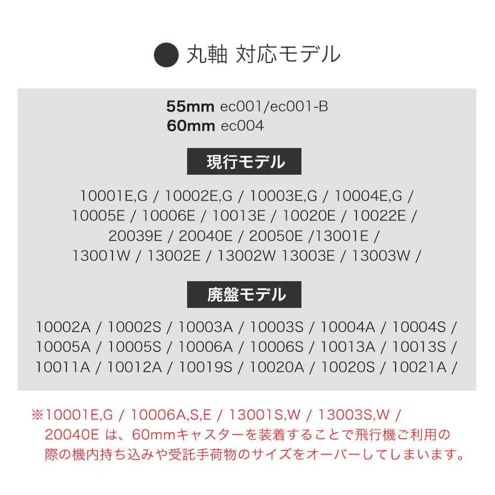 Proevo EASY CASTER (交換用キャスター) | ec001/ec002/ec003/ec004