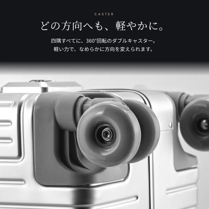 【アウトレット品】 Proevo ALUMINUM CARRY Sサイズ(1～3泊対応) | tx2416